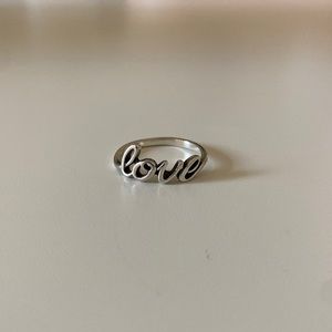 silver love james avery ring